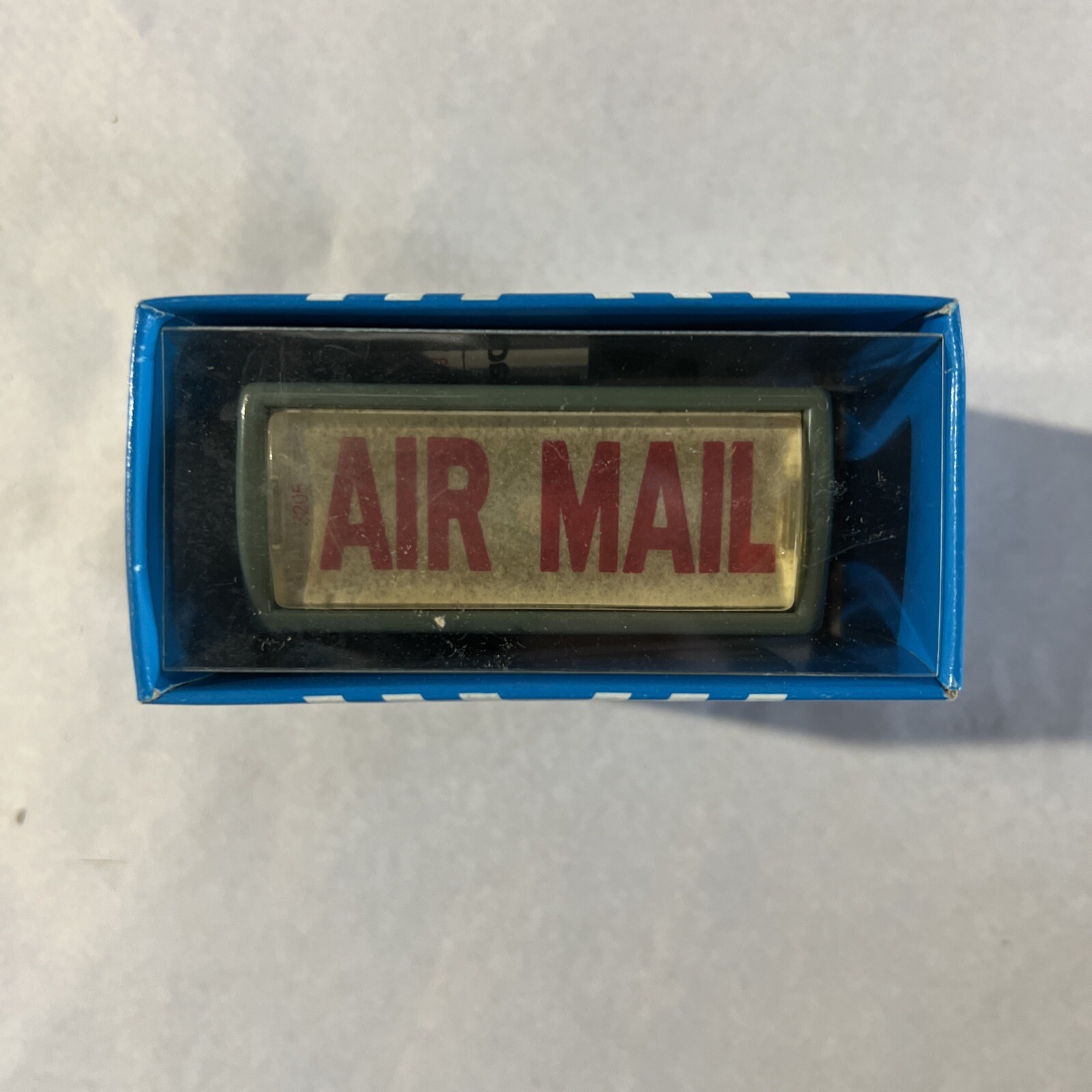 Vintage Xstamper Shachihata "AIR MAIL" JUMBO Stamp Red Ink NOS 3205