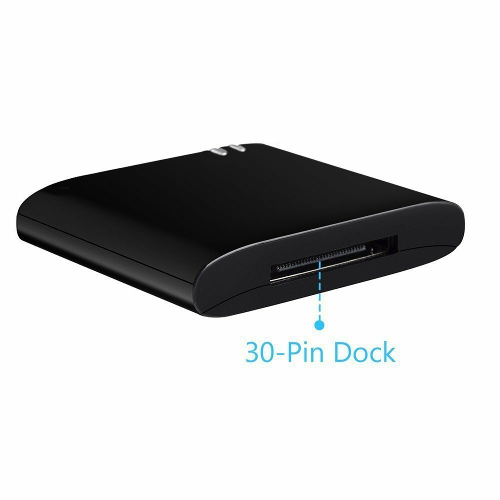 Dock For iPod/iPhone Wireless Music Adapter 30 Pin Bluetooth 5.1 Audio Receiver