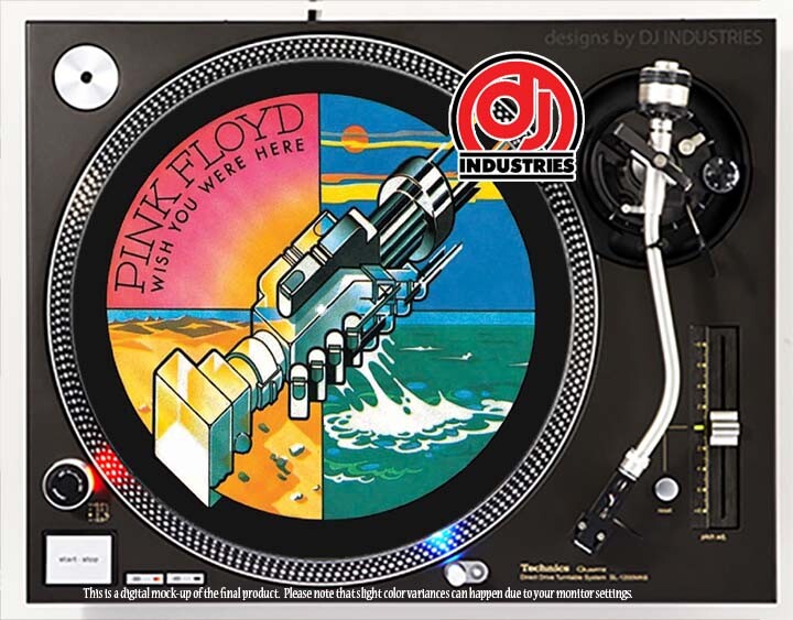Pink Floyd Wish You Were Here- 7"-12" DJ slipmat for LP turntable record player