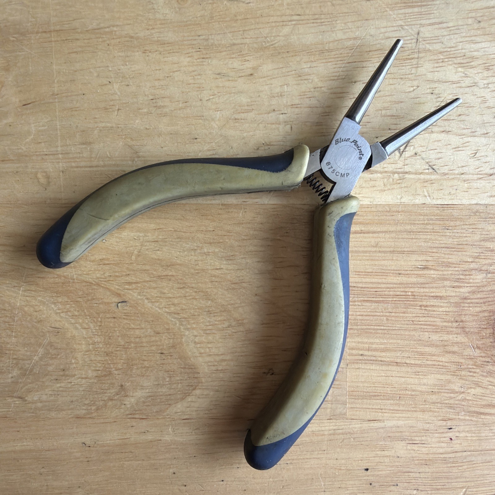 Blue Point Tools 5" Long Mini Round Needle Nose Pliers B75CMP
