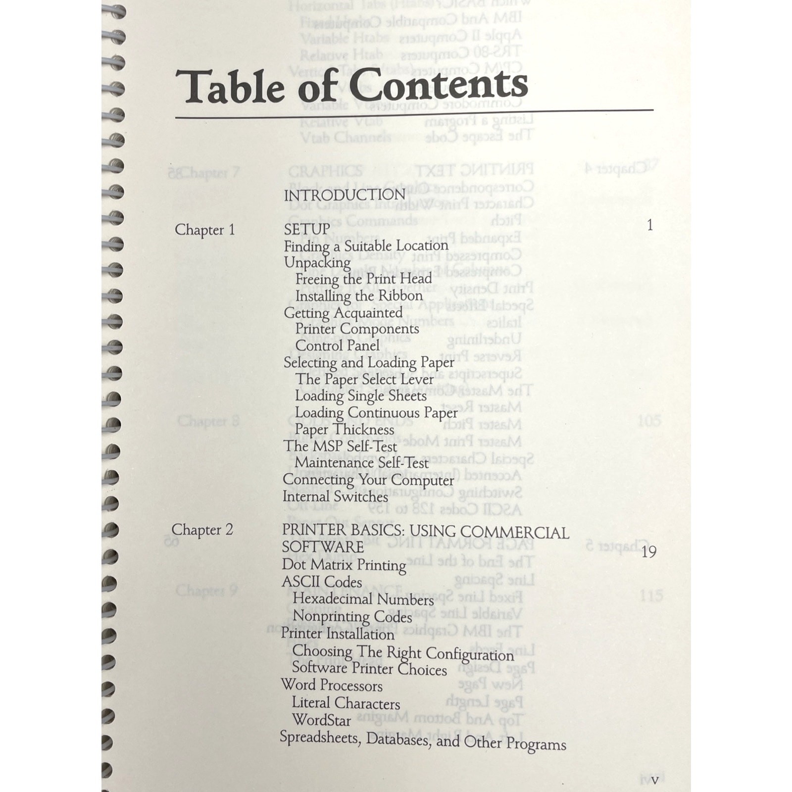 Citizen MSP-10/15 Printer - Manual / Users Guide / Instructions Book