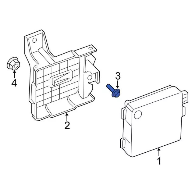 Genuine Ford Blind Spot Detection System Warning Sensor Bolt W503901-S424