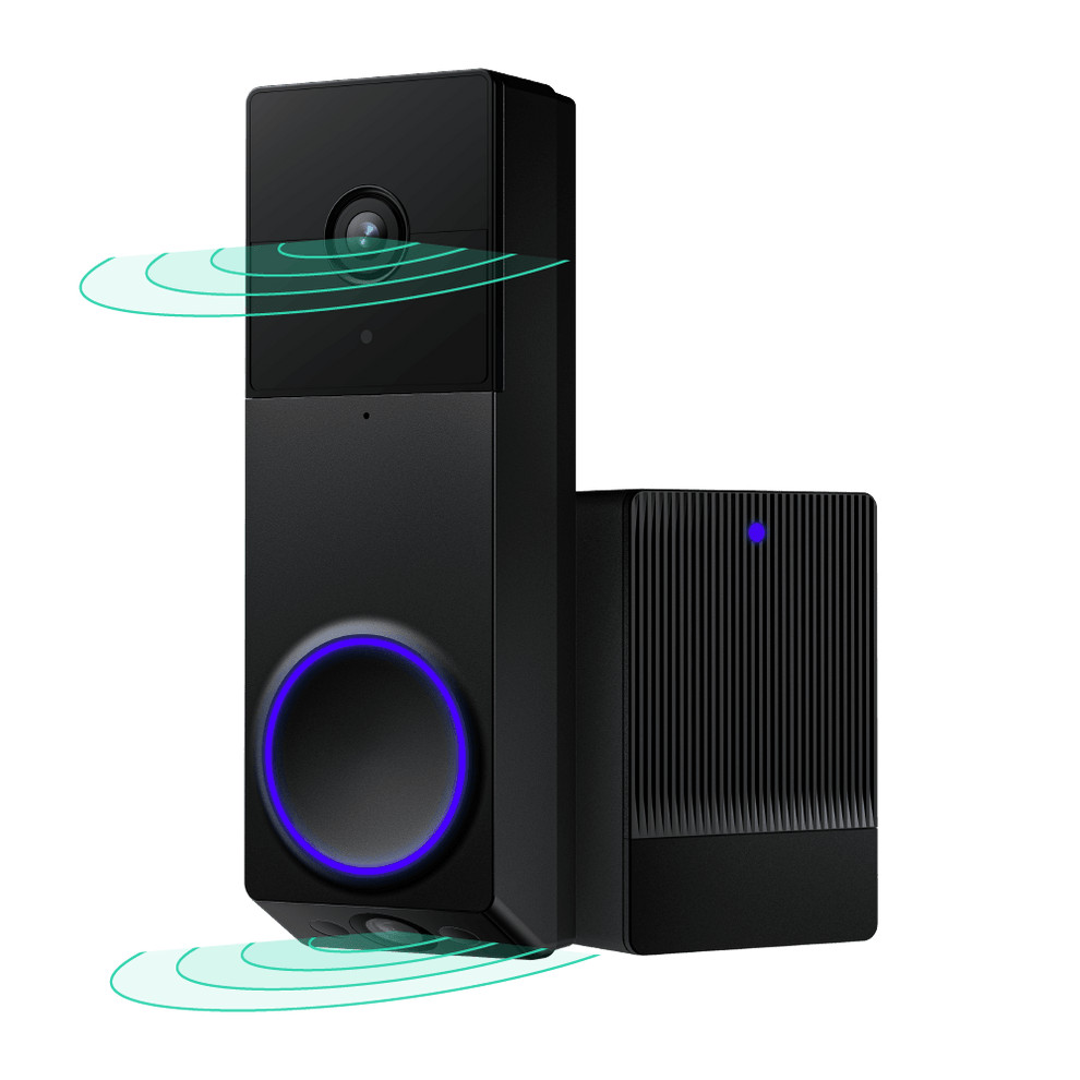 (BRAND NEW) Wyze Duo Cam 2K Battery Doorbell with Color Night Vision