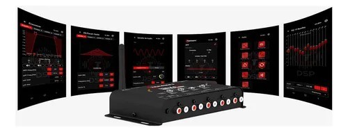 Digital audio processor Taramps Pro 2.4 BT Android Ios Bt Ble 5.4 Wi-fi Wireless