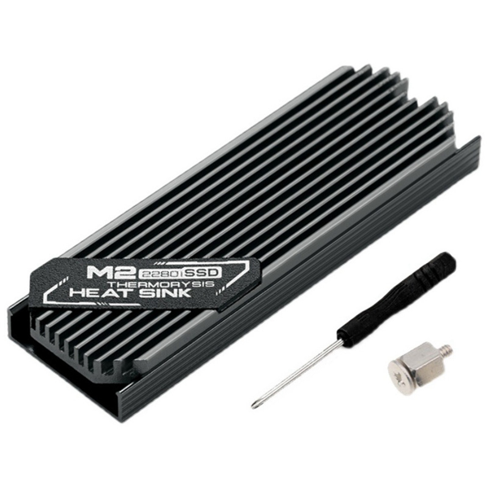 2X Ultra Thin M.2 SSD Heatsink M2 2280 Solid State Hard Drive Aluminum 7216