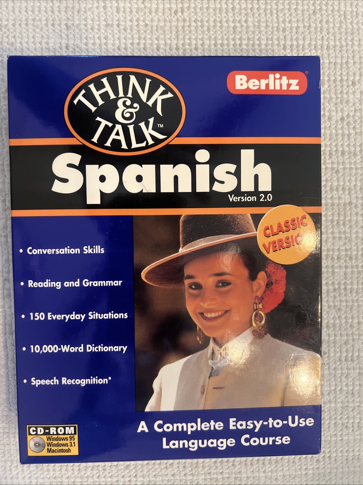 Berlitz Think and Talk Spanish Language Course CD-Rom - New/Sealed.