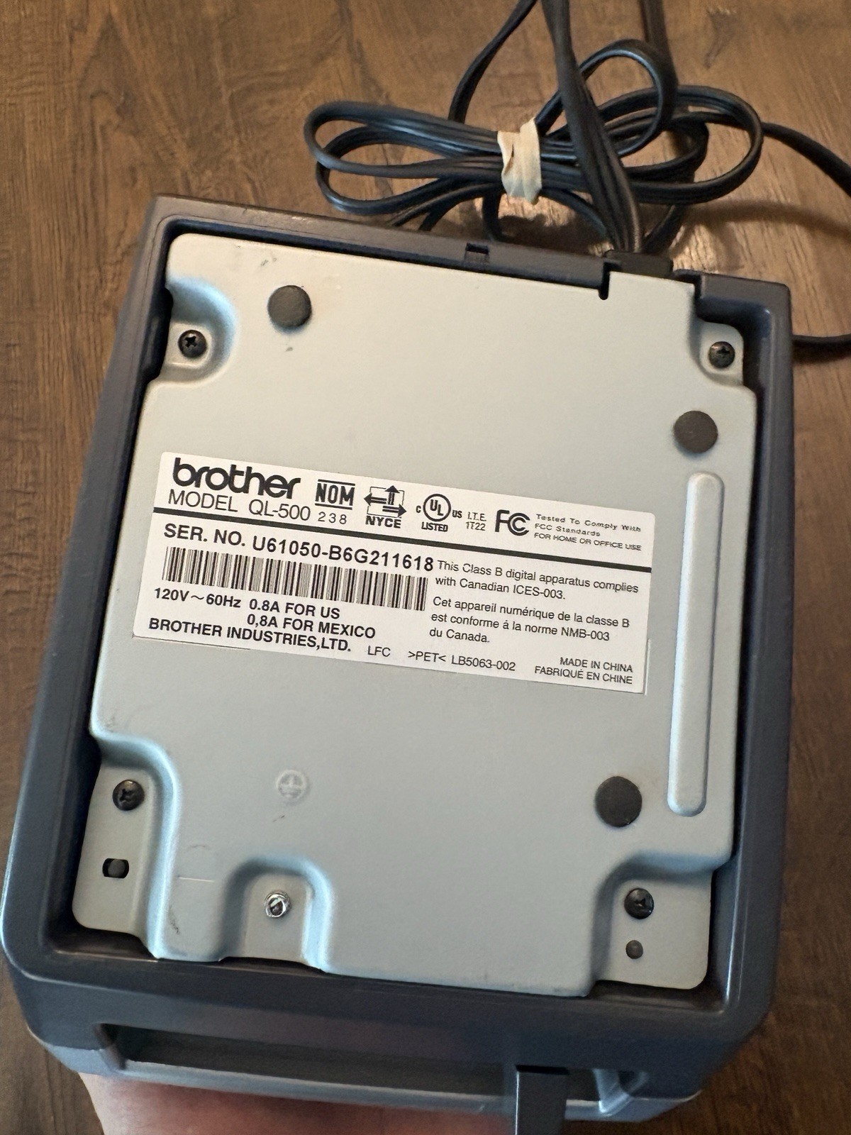 Brother P-Touch QL-500 Thermal Label Printer