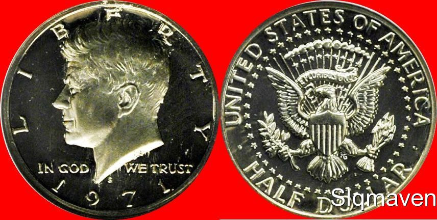 1971 S Kennedy Half Dollar Gem Proof