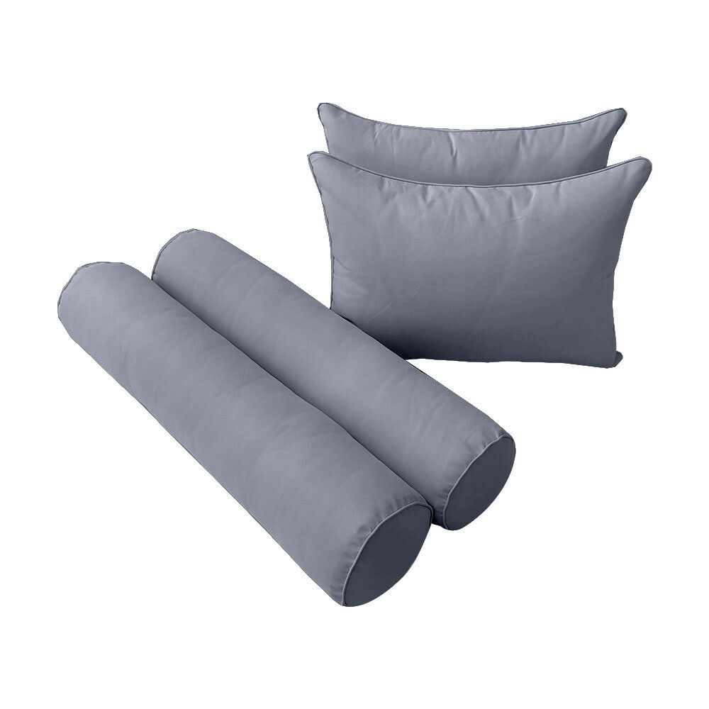 *COVER ONLY*-Style 4 Daybed Mattress Bolster Pillow Covers Same Pipe Twin-AD001