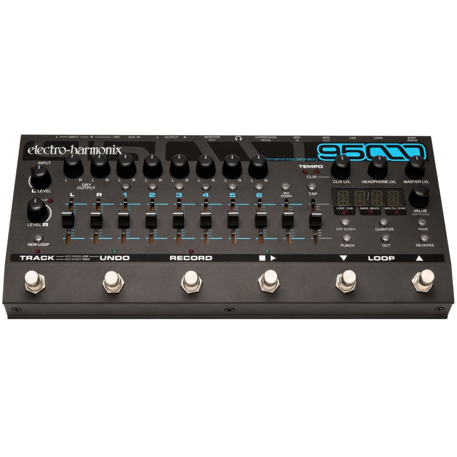 Electro-Harmonix 95000 Performance Loop Laboratory 6-Track Looper Effects Pedal