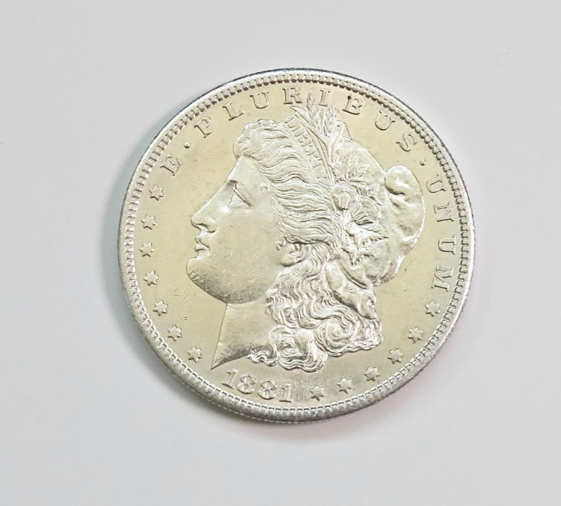 1881 S Morgan Silver dollar - Ungraded - Mint State - see pics