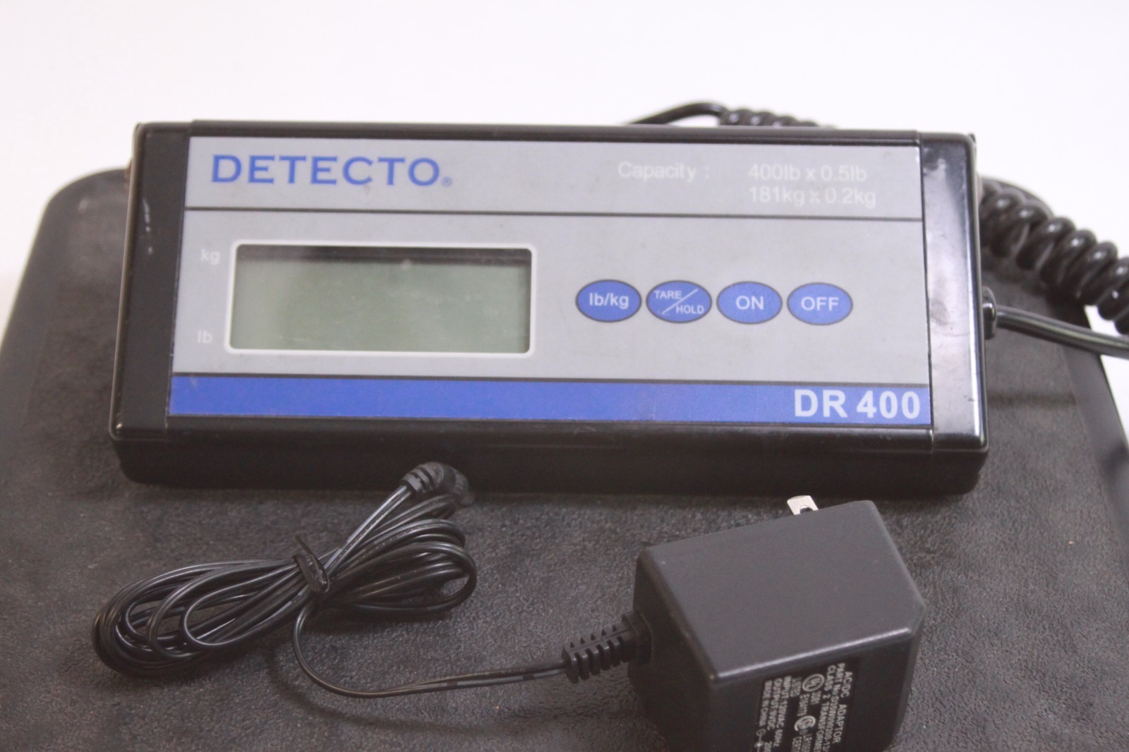 Detecto DR400 Low Profile 400 Lb. Platform Scale with Remote Display