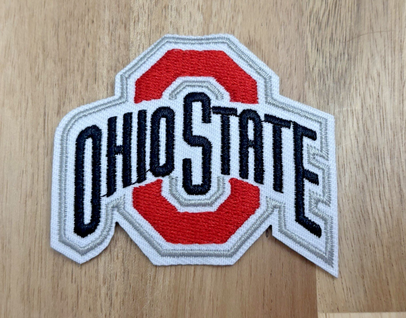 The Ohio State Buckeyes Small 2.5" Iron on Patch Great For Hats Free Shipping