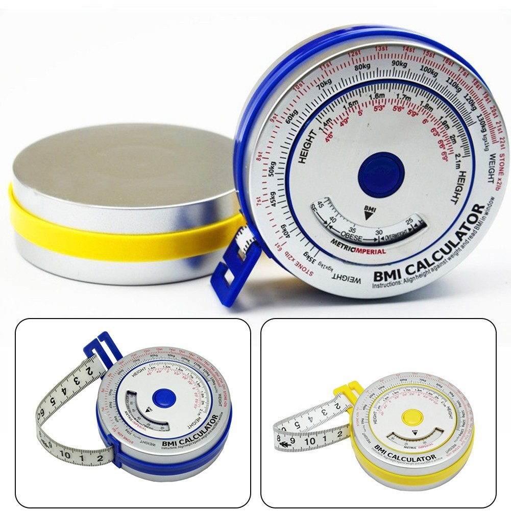 2022 New Tape Measure Tape Measures Tools Plastic Retractable Tape BMI Body