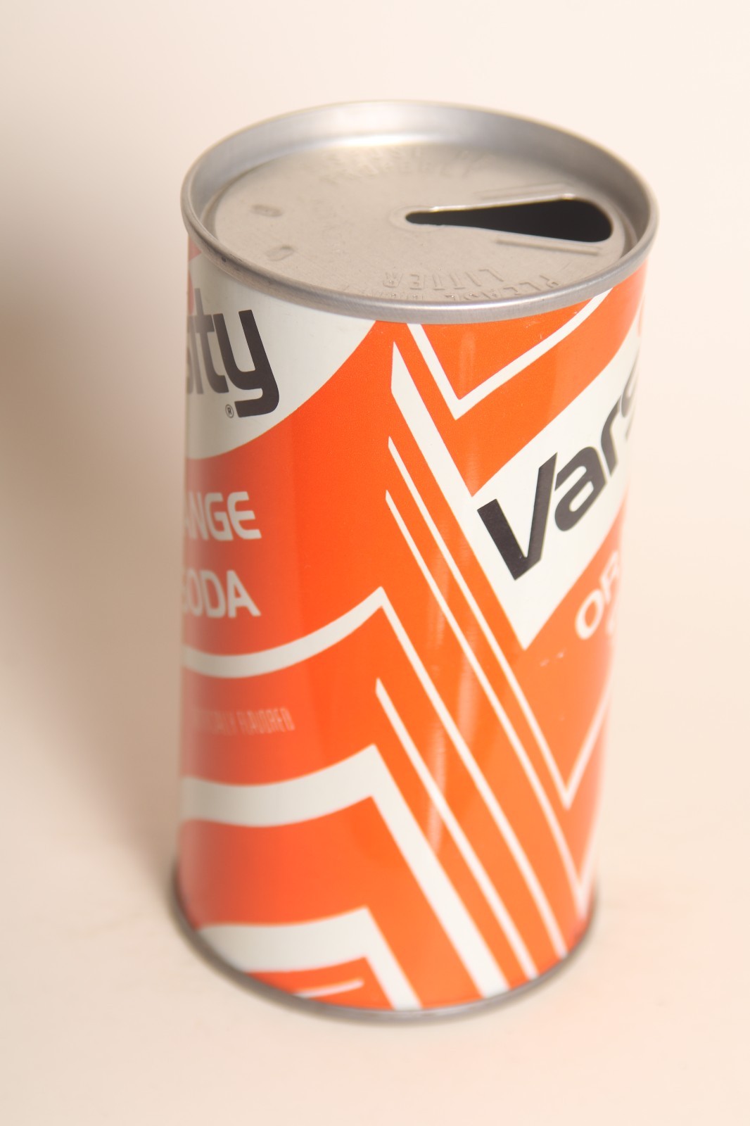 Varsity Orange soda can