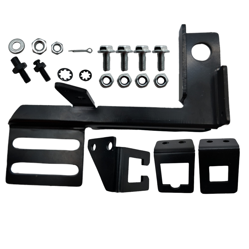 For Holley Edelbrock Throttle&Kickdown Cable Bracket Kit w/Springs&Linkage Studs