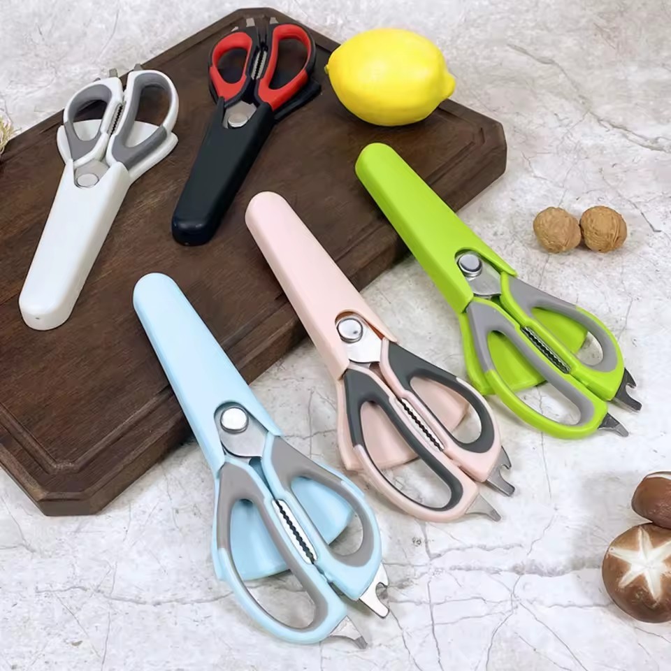 Heavy Duty Kitchen Scissor Stainless Steel All Purpose Ultra Sharp for Fish Meat