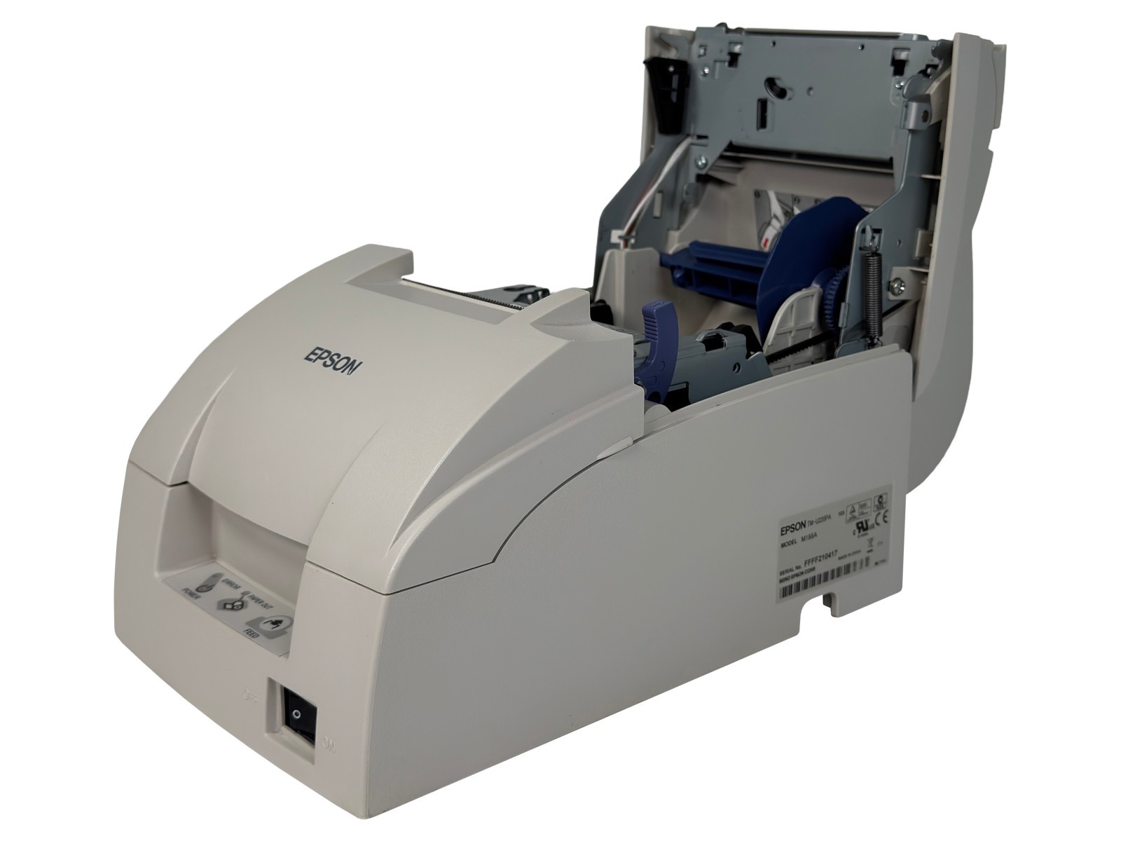 Epson TM-U220PA M188A Dot Matrix POS Receipt Ticket Printer Parallel White
