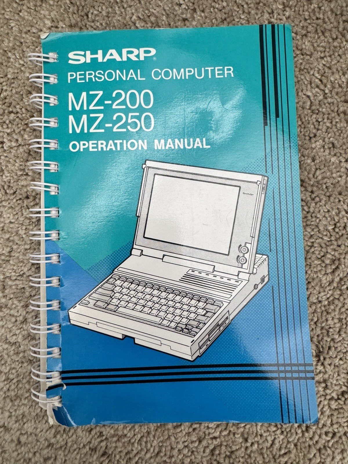 VINTAGE Sharp Personal Computer Operation Manual MZ-200 MZ-250 Disc