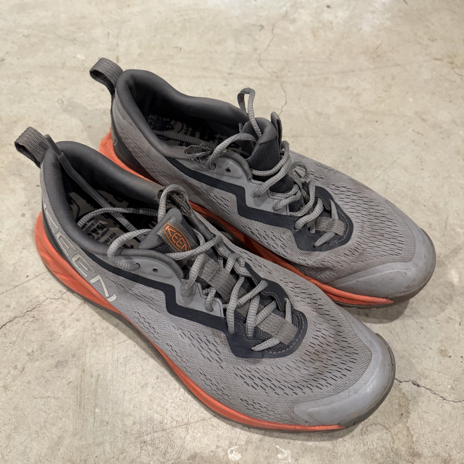 Keen Versacore Speed 1029004 Mens 9 Running Shoes Alloy Scarlet Ibis Sneakers