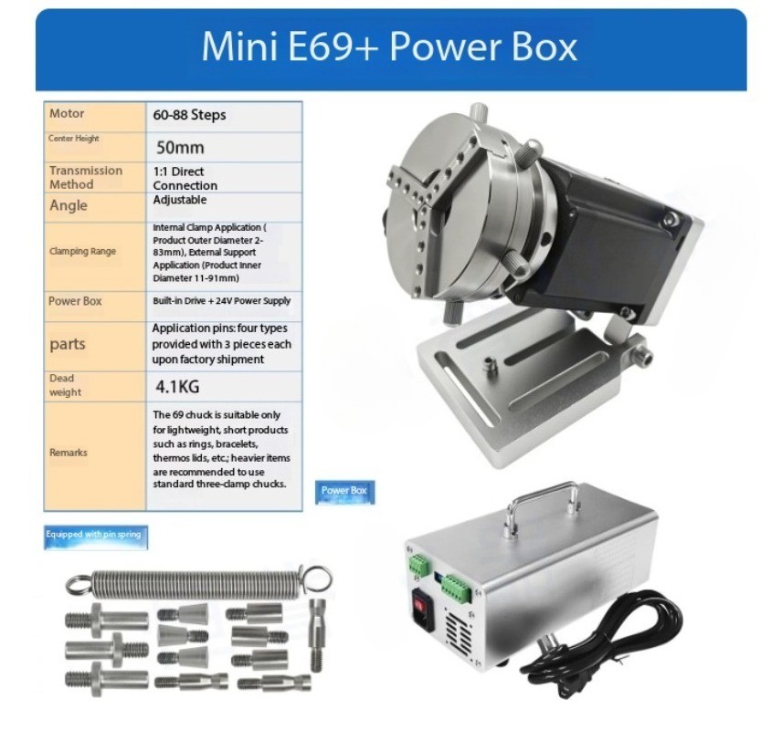 Mini Quick-Clamp Rotating Shaft Marking Machine Rotating Shaft Rotating Clamp