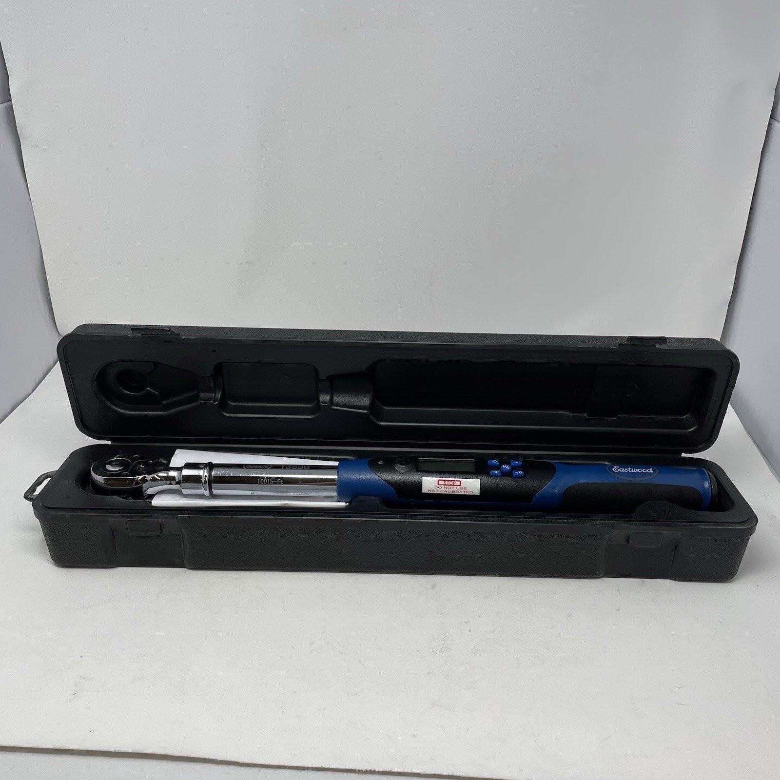 Eastwood 3/8” Drive Micrometer Torque Wrench w/Case & Manual 13630