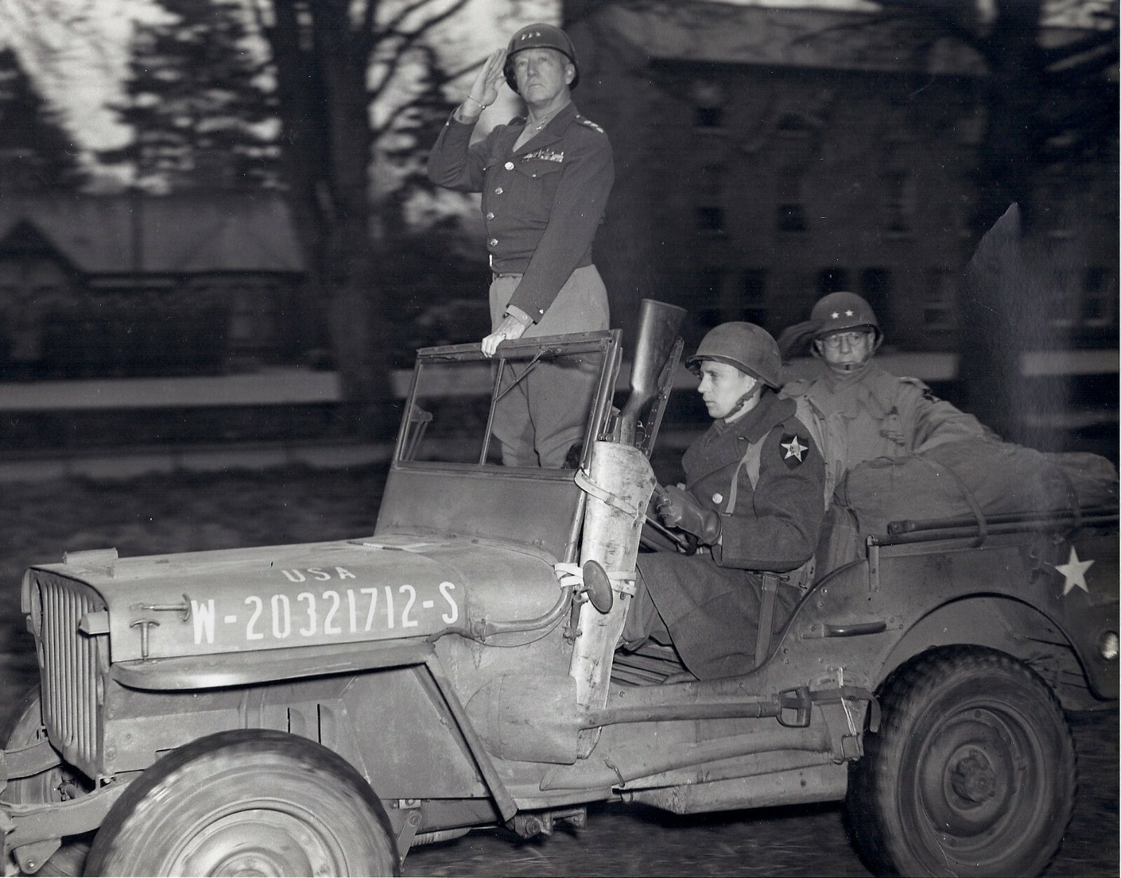 GENERAL GEORGE PATTON 8X10 GLOSSY PHOTO IMAGE #1