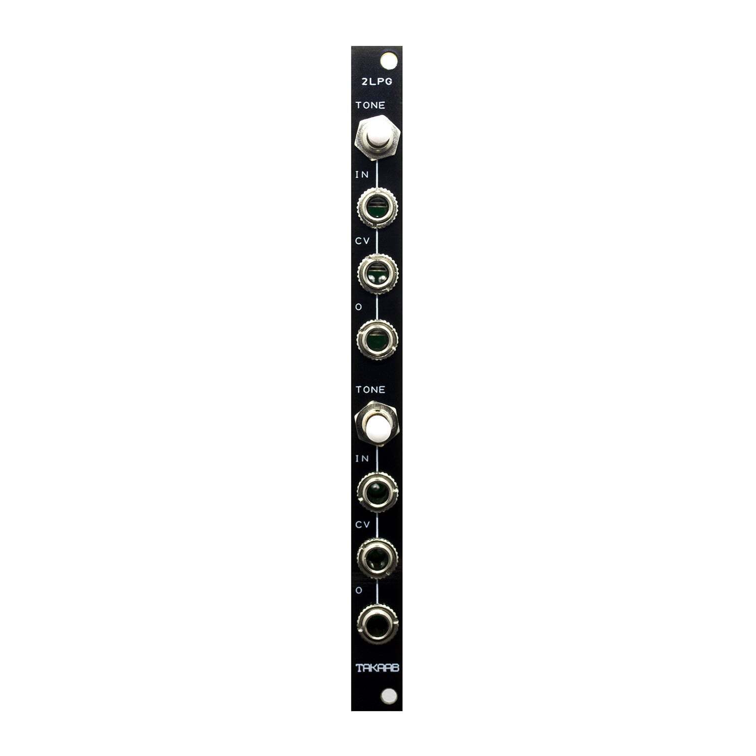 TAKAAB 2LPG v3 - Dual Passive Low-pass Gate Eurorack Synthesizer Module (2HP)
