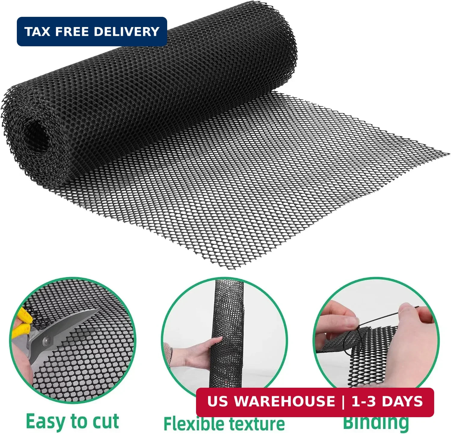 Watayo 20 Ft Mesh Tree Guard Trunk Protectors- Tree Bark Protector- Flexible Net