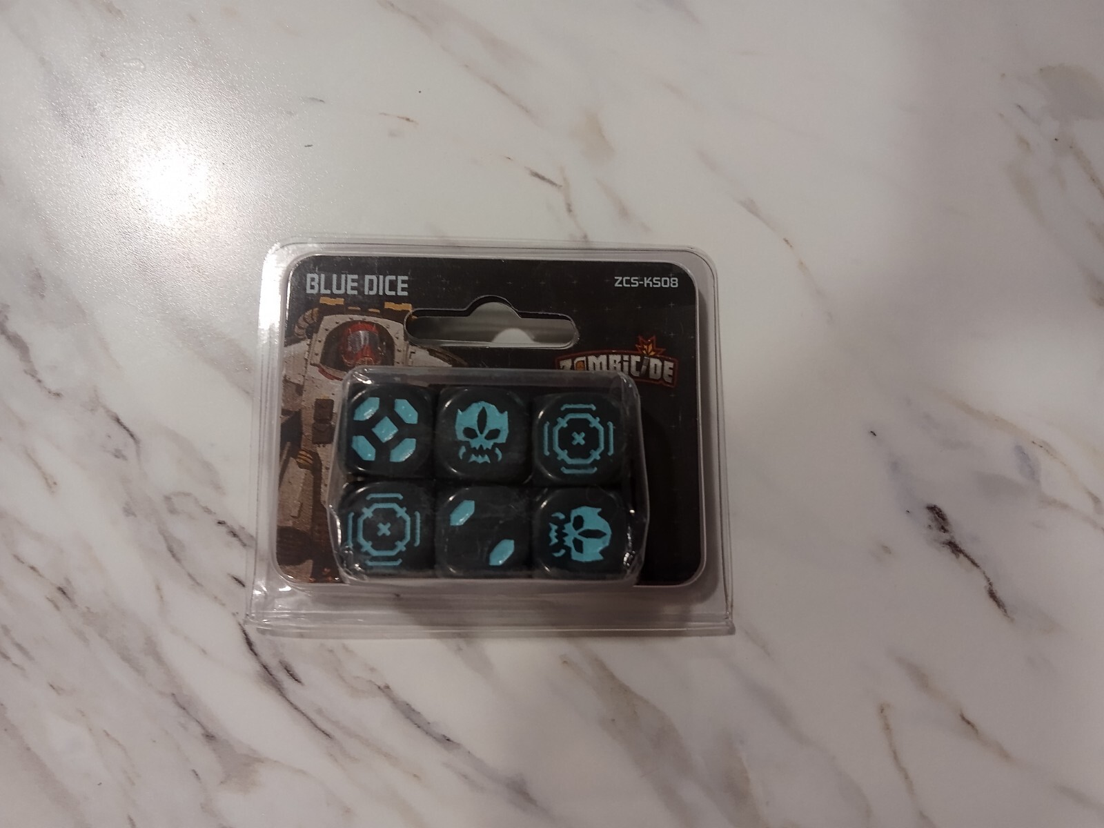 Zombicide Invader KS Exclusive Blue Dice Set