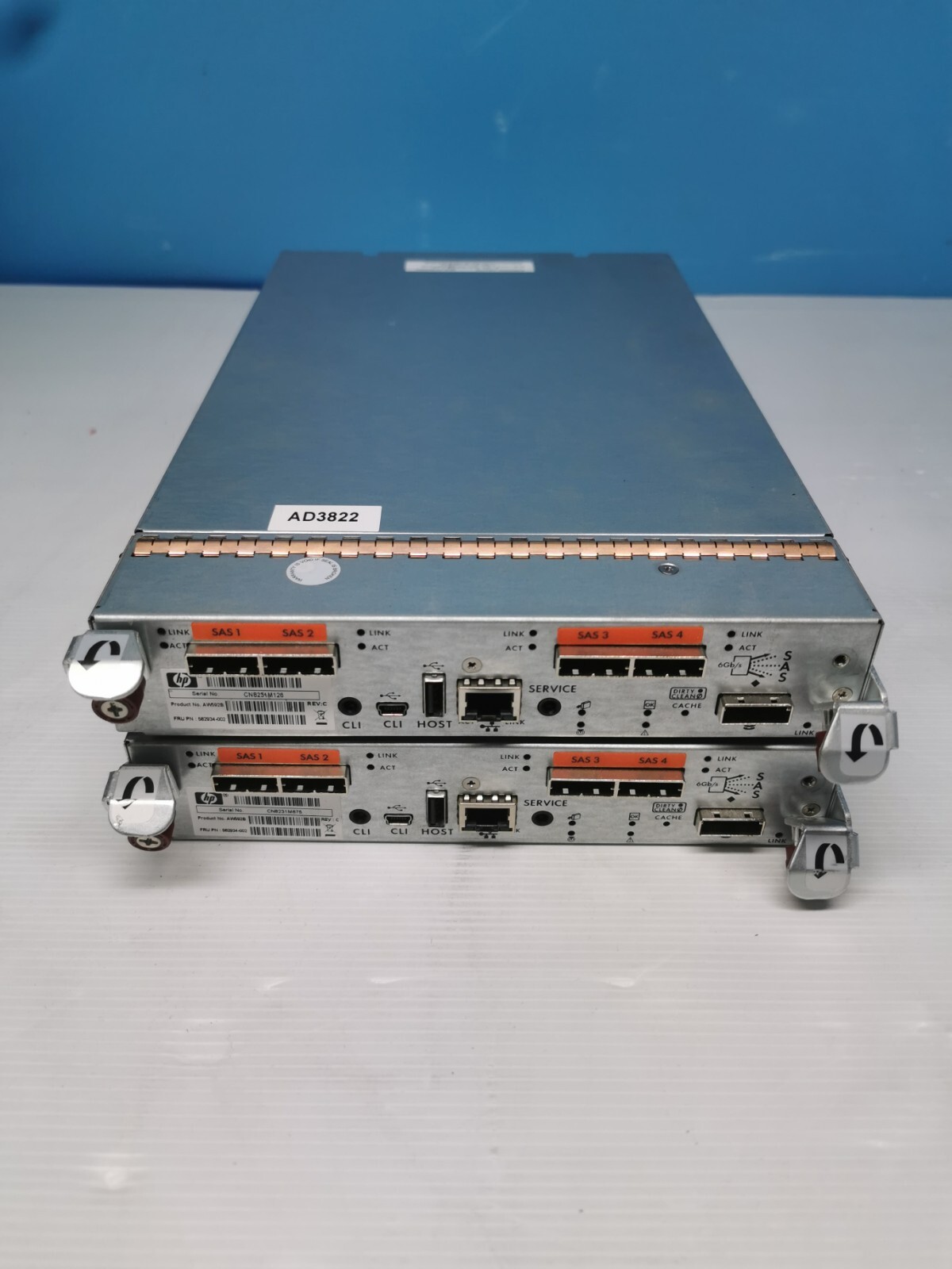 HP StorageWorks P2000 Storage Array Controller Module AW592B 582934-002 Lot 2x