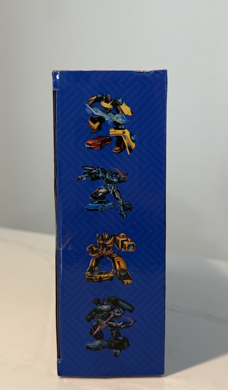 Robot Warriors 2 Pack Teal Robot/Car Transforming Robot Quick Change Vehicle Set