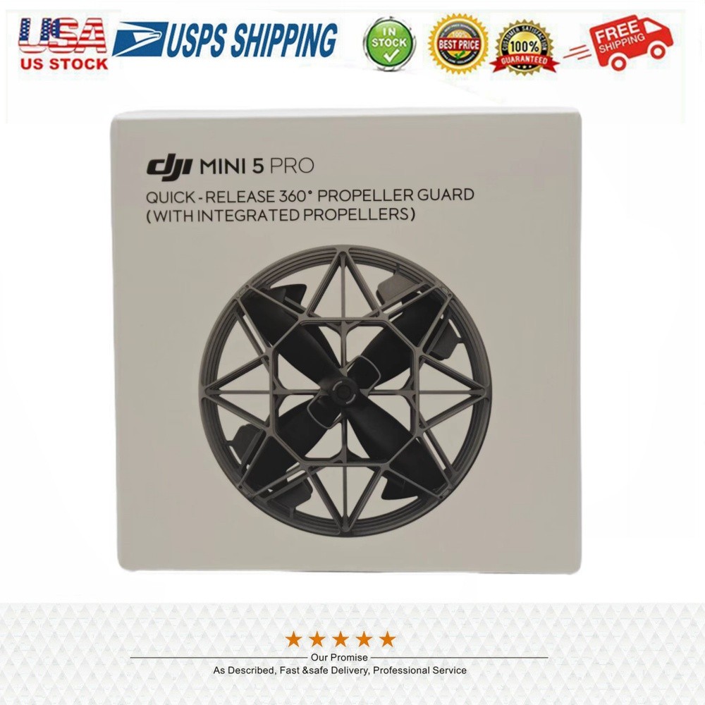 DJI Mini 5 Pro Quick-Release Propeller Guards w/Props –1-Day Dispatch