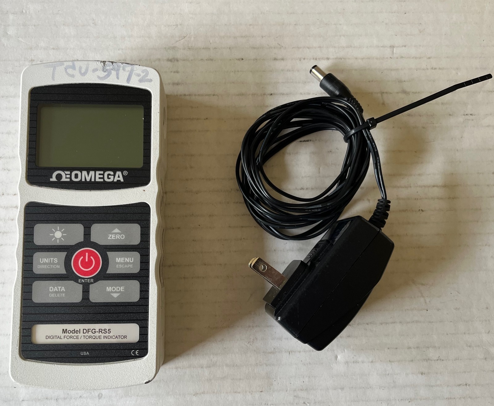 Omega / Mark-10 Digital Force / Torque Indicator w/Case (Model DFG-RS5)