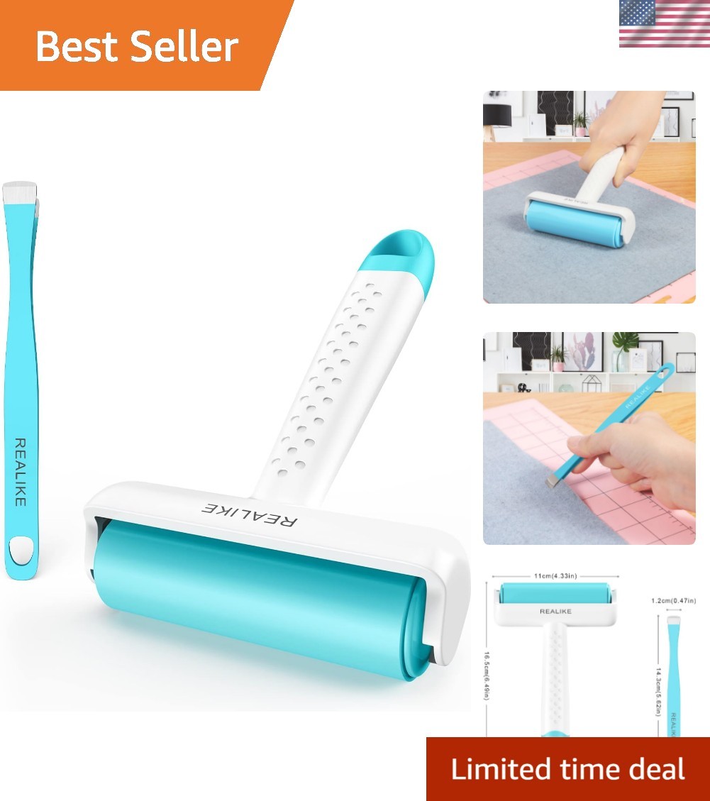 Brayer Roller & Mat Tweezers Remover Set Craft Stamping Brayer Tools Compatib...