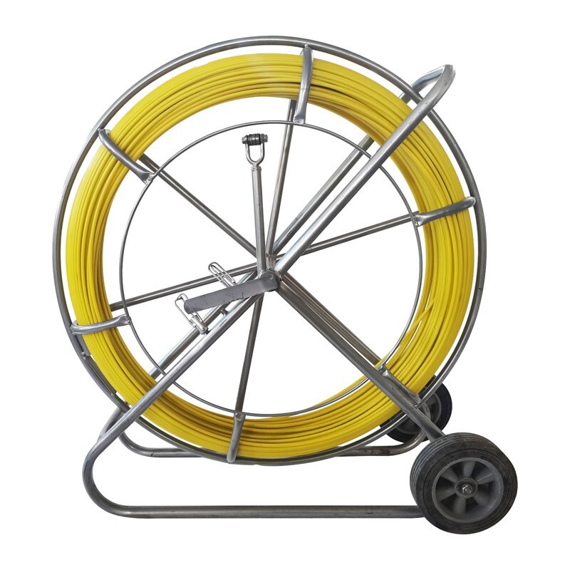 8MM 260M Fish Tape Fiberglass Wire Cable Running Duct Rodder Fishtape Puller