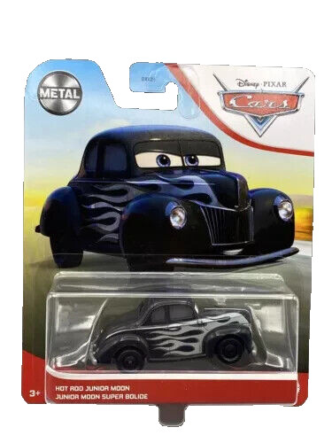 Disney Cars HOT ROD JUNIOR MOON METAL 1:55 PACKAGE WEAR FREE SHIPPING!