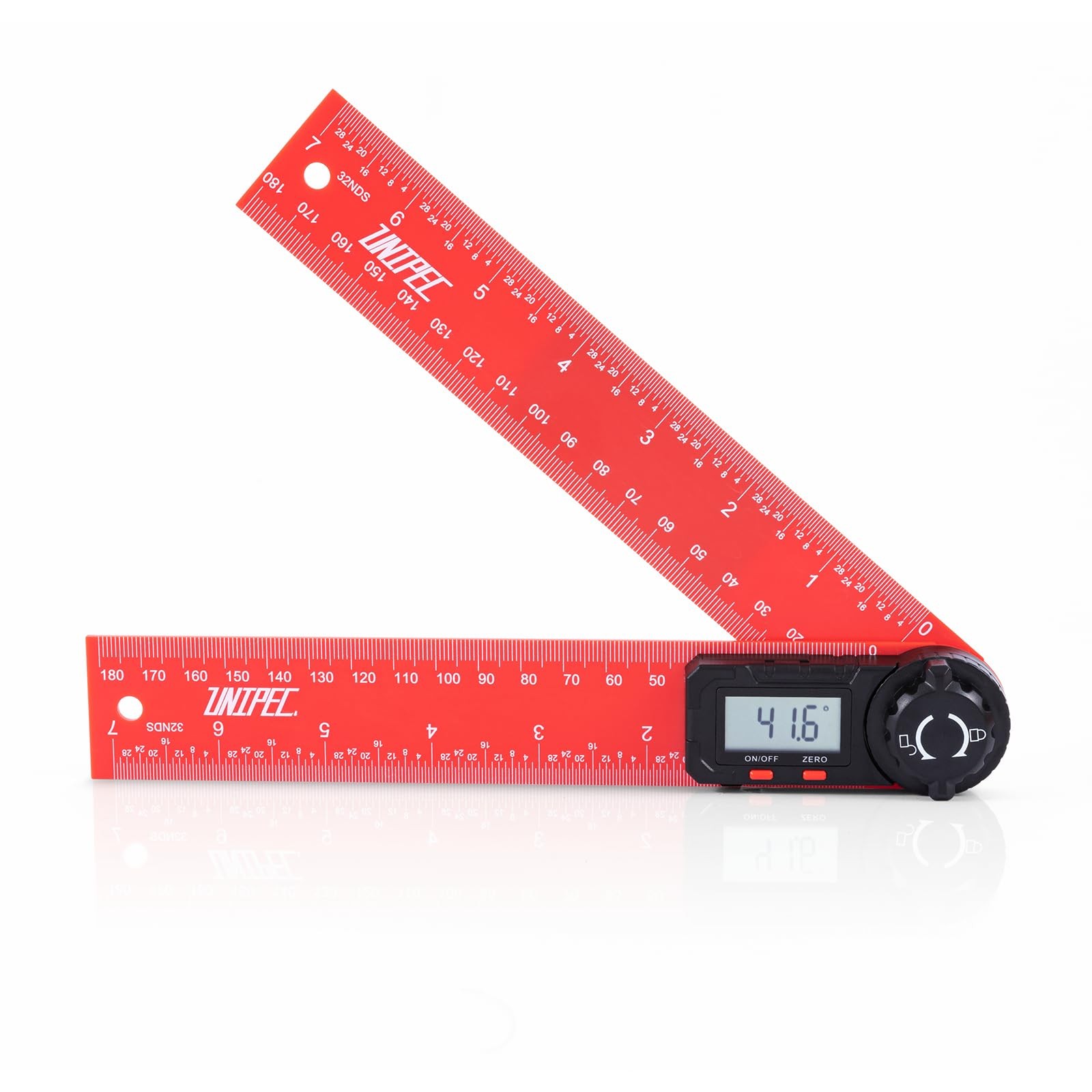 Digital Angle Finder Protractor, 7" / 200 mm Angle Measuring Tool with LCD D