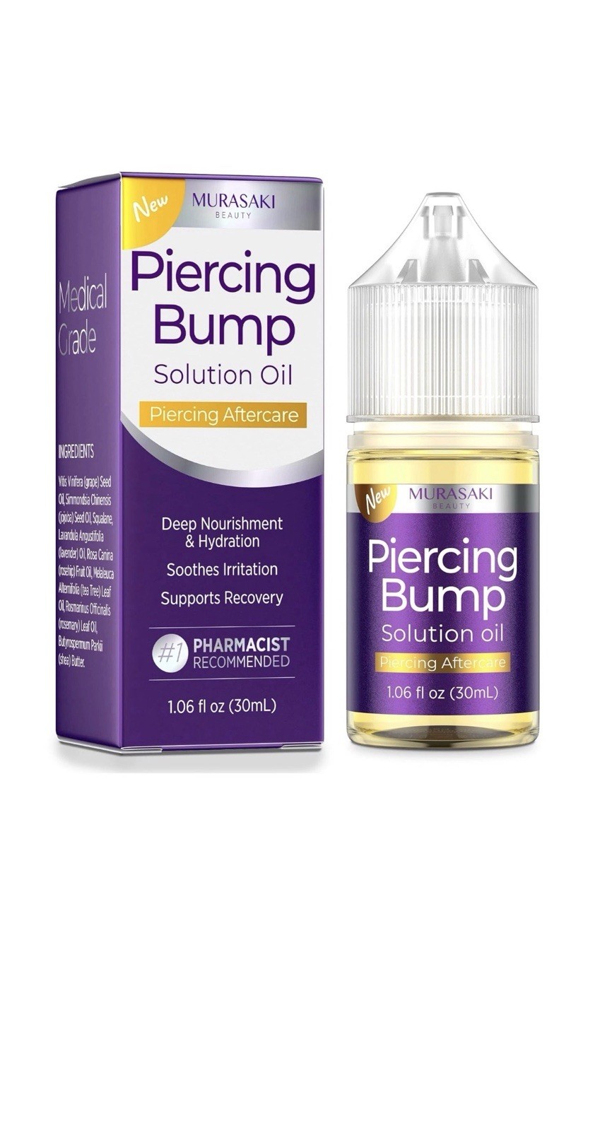 Piercing Bump Solution Oil | for Piercing Aftercare & Scar Appearance