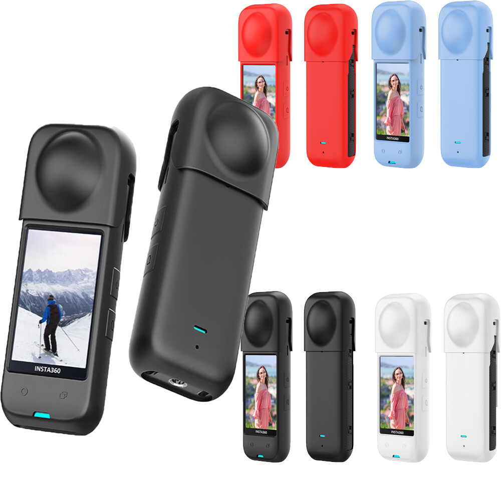 Silicone Protective Case Sports Camera Lens Body Drop Dustproof For insta360 X4