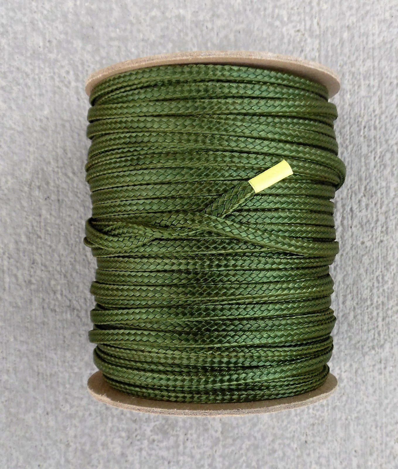 200 ft spl Type III Military Nylon Flat Braid Cord "OD"