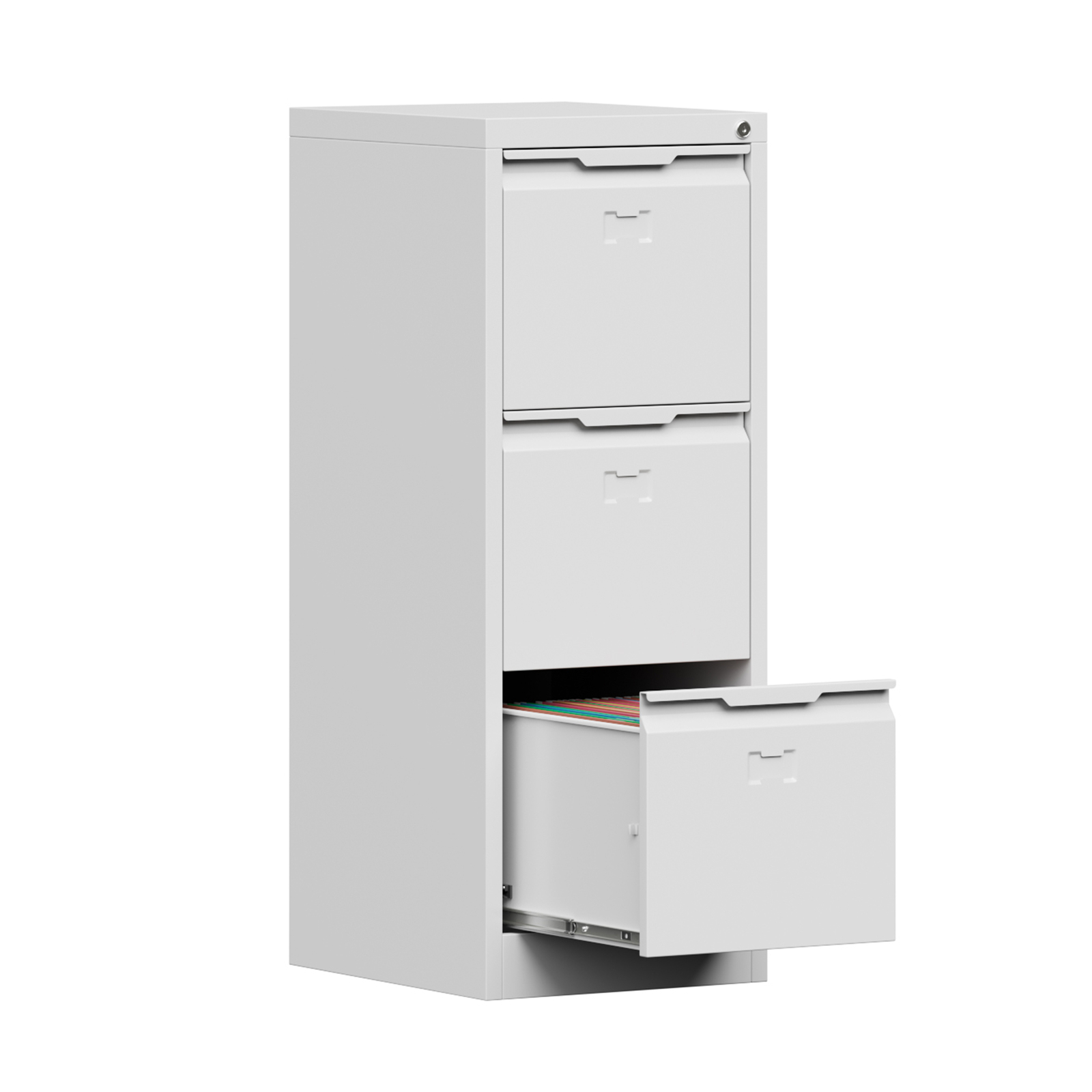 3-Drawer Filing Cabinet Vertical File Cabinet Lockable Office Storage Drawers