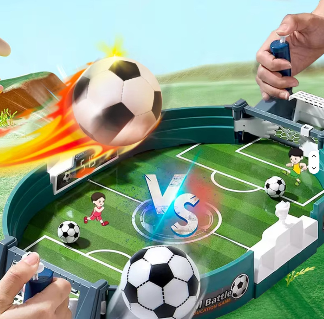 Football Table Interactive Game, Mini Tabletop Soccer Pinball Games Set