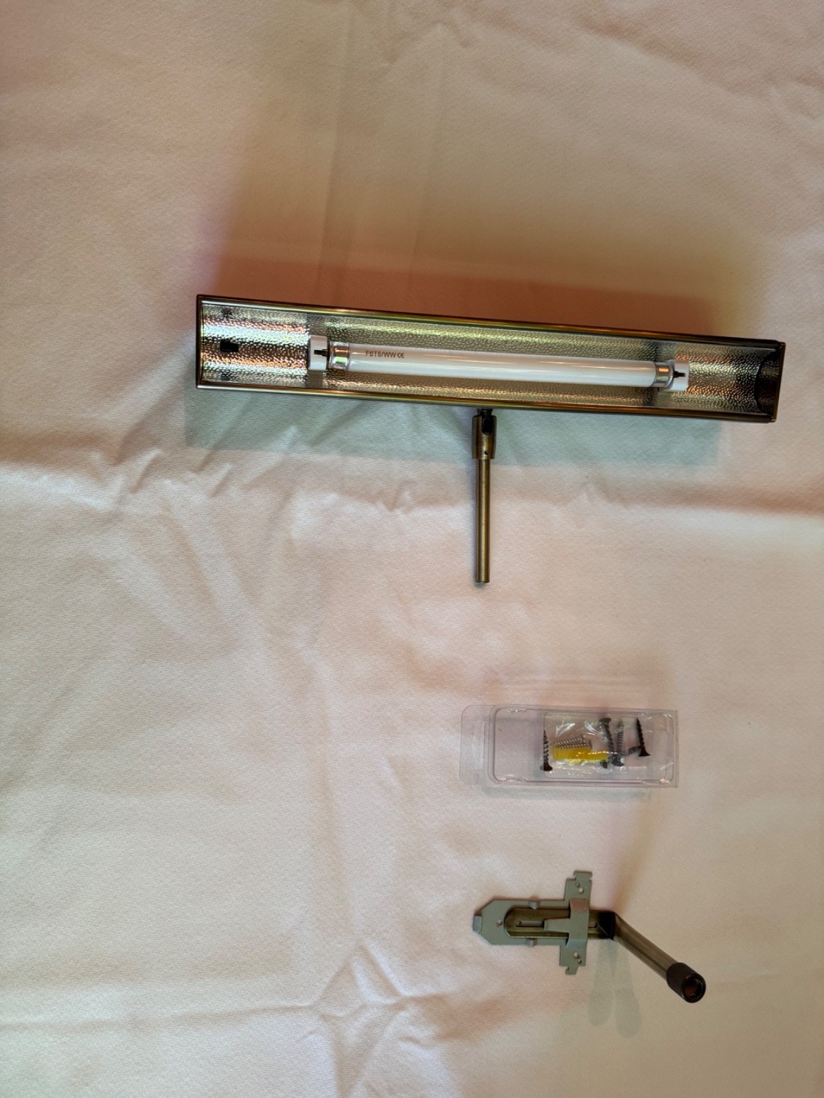 art light battery operated brushed gold