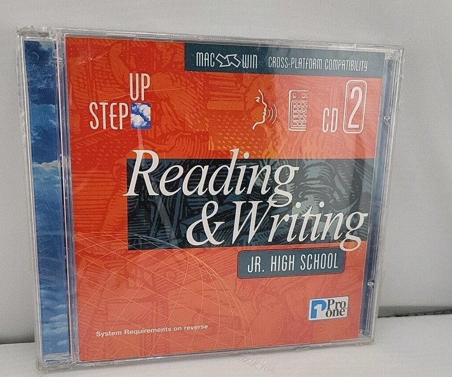 Step Up Reading & Writing Jr. High School CD 2 Pro One *Brand New*