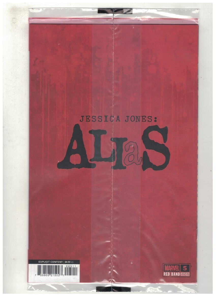 ALIAS: RED BAND #5 - DAVID MACK POLYBAGGED MAIN COVER - MARVEL COMICS/2026