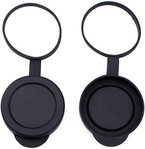 Dustproof & Waterproof Binocular Lens Caps for 52-54mm Outer Diameter