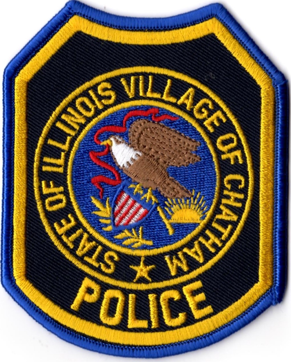 Village of Chatham Police Patch Illinois IL