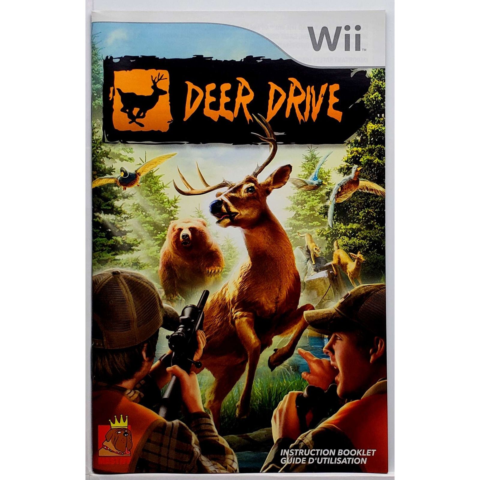 (Manual Only) Deer Drive - Nintendo Wii Excellent Original Instruction Booklet