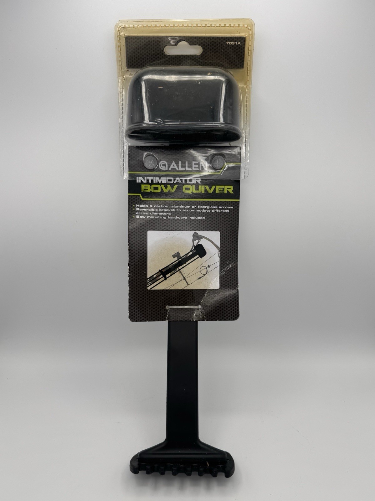 Allen Intimidator Bow Quiver 7031A Holds 4 Carbon Aluminum or Fiberglass Arrows